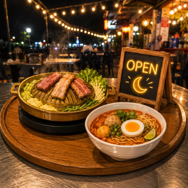 โปรโมทร้านอาหารปิดดึก ร้านอาหารเปิดกลางคืน ใกล้งามวงศ์วาน