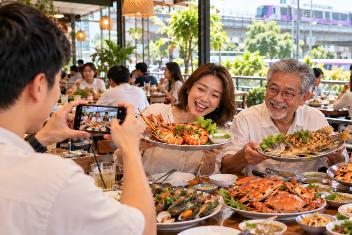 โปรโมทร้านอาหารทะเลเปิดใหม่ ใกล้งามวงศ์วาน ร้านขายกุ้งเผา ปู ปลาหมึก รีวิวร้านอาหารทะเลอร่อย งามวงศ์วาน | งามวงศ์วาน.com