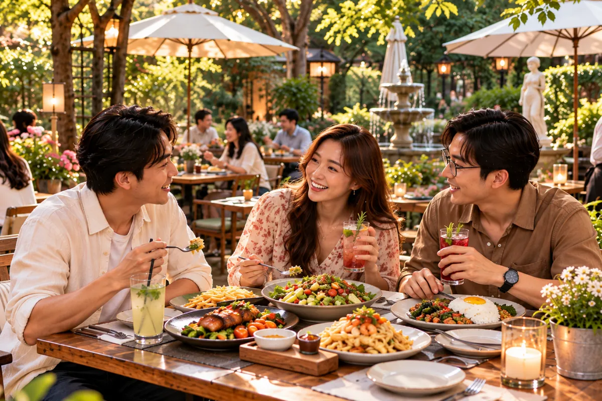 โปรโมทร้านอาหารในสวนเปิดใหม่ ใกล้งามวงศ์วาน ร้านสวนสวน ร้านต้นไม้ร่มรื่น ร้านอาหารอร่อย รีวิวร้านอาหารในสวนอร่อย งามวงศ์วาน | งามวงศ์วาน.com