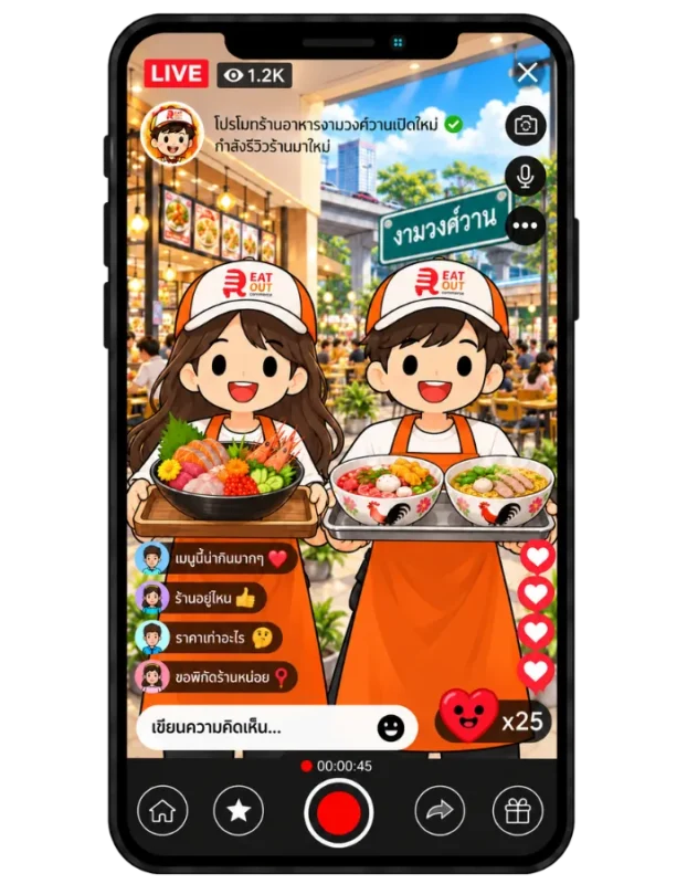 โปรโมทร้านอาหารเปิดใหม่ งามวงศ์วาน.com รวมรีวิวร้านอาหารแนะนำร้านอาหารอร่อยใกล้งามวงศ์วาน